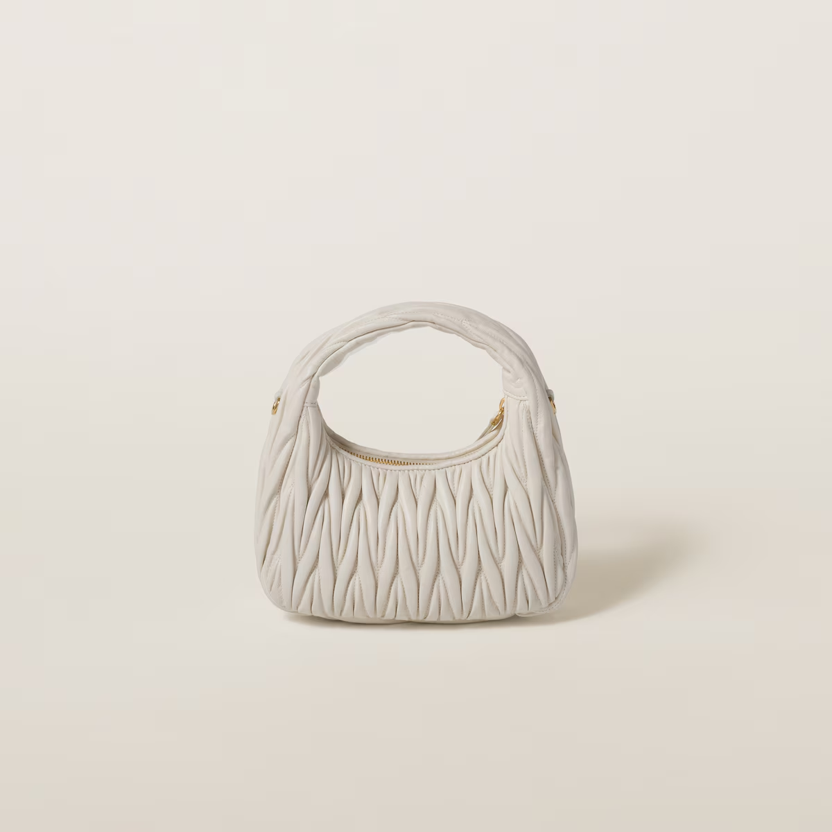 Miu Miu Bolso hobo Wander de napa Matelassé