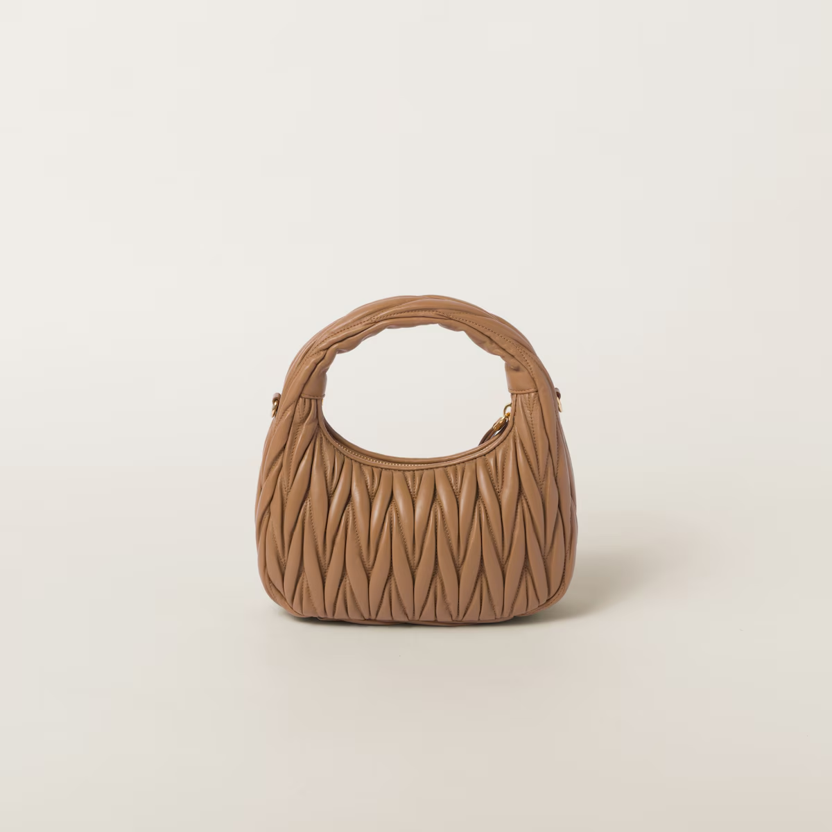 Miu Miu Bolso hobo Wander de napa Matelassé
