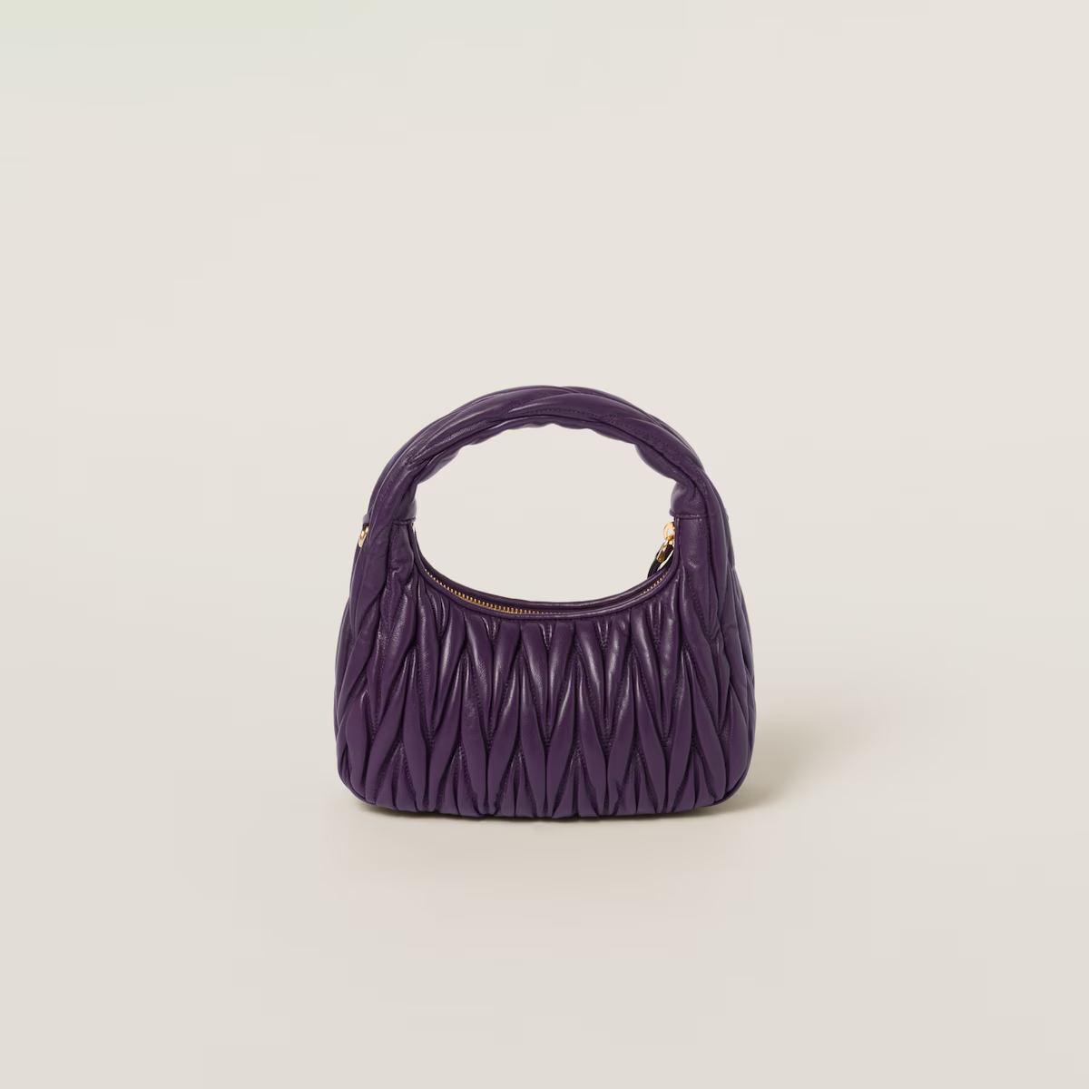 Miu Miu Bolso hobo Wander de napa Matelassé