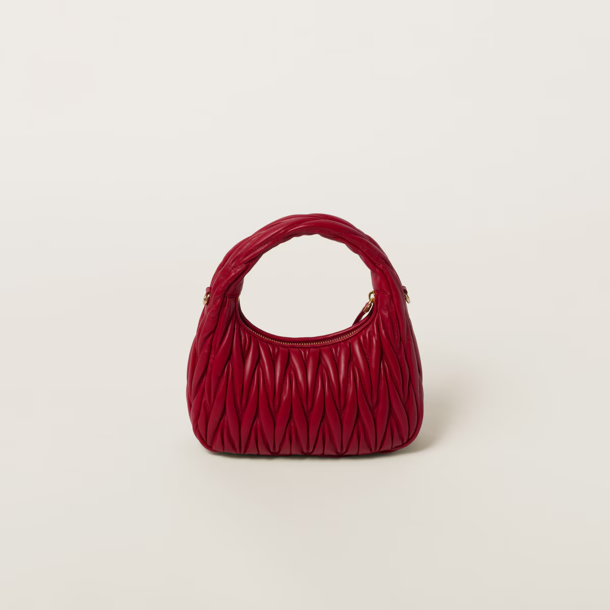 Miu Miu Bolso hobo Wander de napa Matelassé