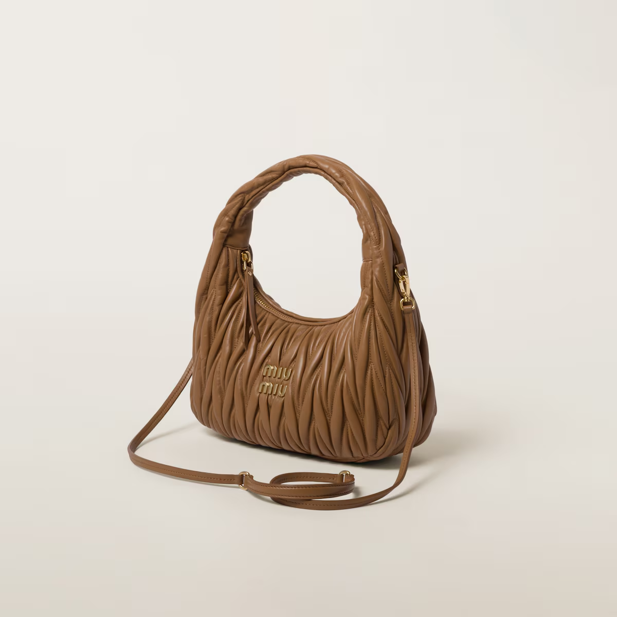 Miu Miu Bolso hobo de napa Matelassé Wander