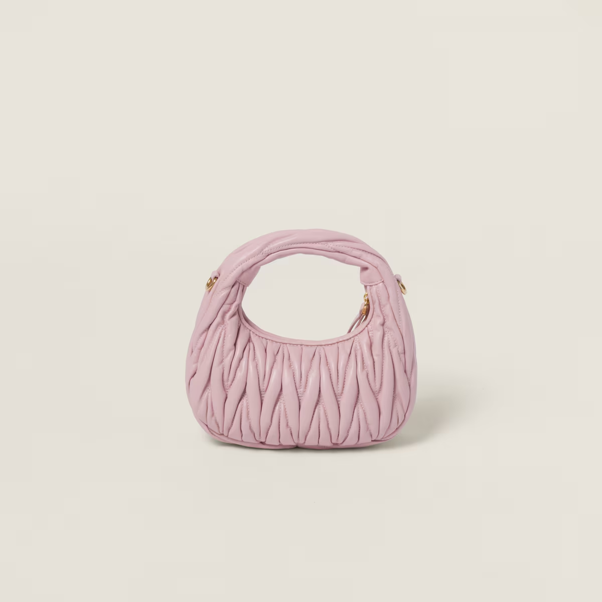 Miu Miu Minibolso hobo Wander de napa Matelassé