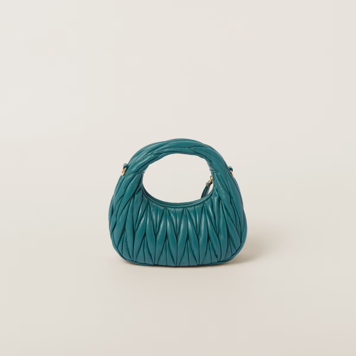Miu Miu Minibolso hobo Wander de napa Matelassé