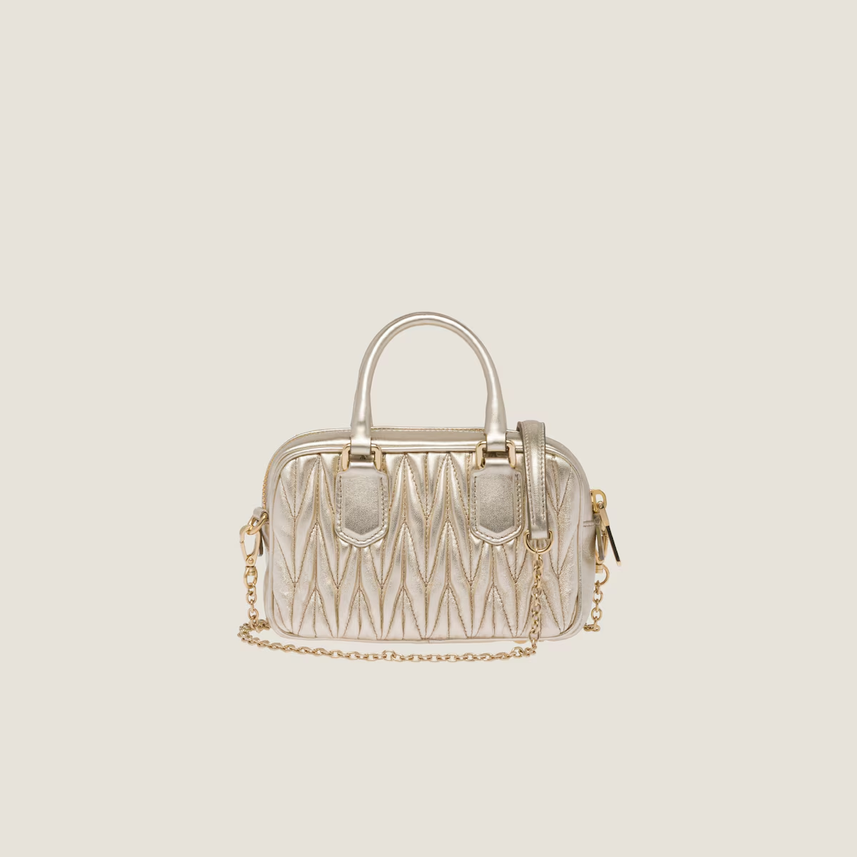 Miu Miu Minibolso Arcadie de napa Matelassé