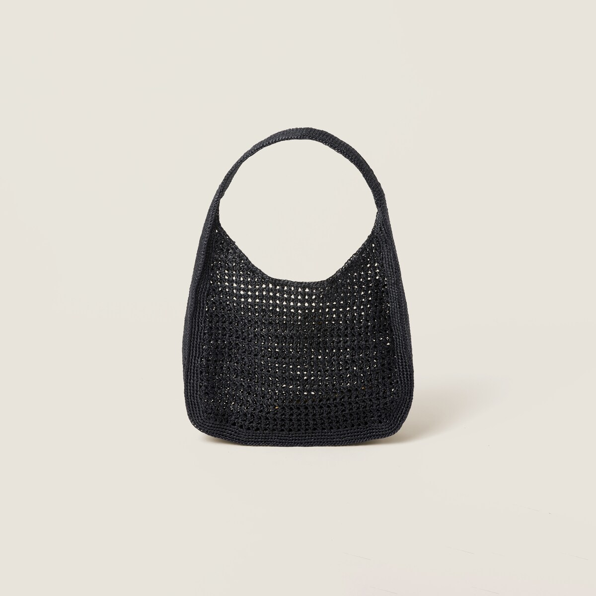 Miu Miu Bolso hobo de tela tejida