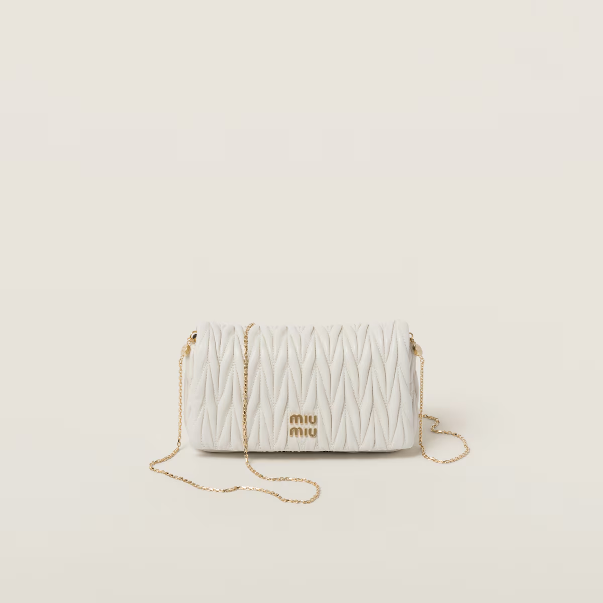 Miu Miu Minibolso de napa Matelassé
