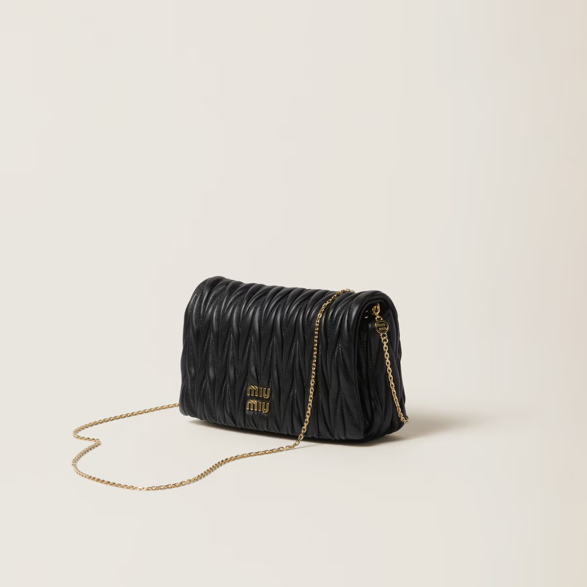 Miu Miu Minibolso de napa Matelassé