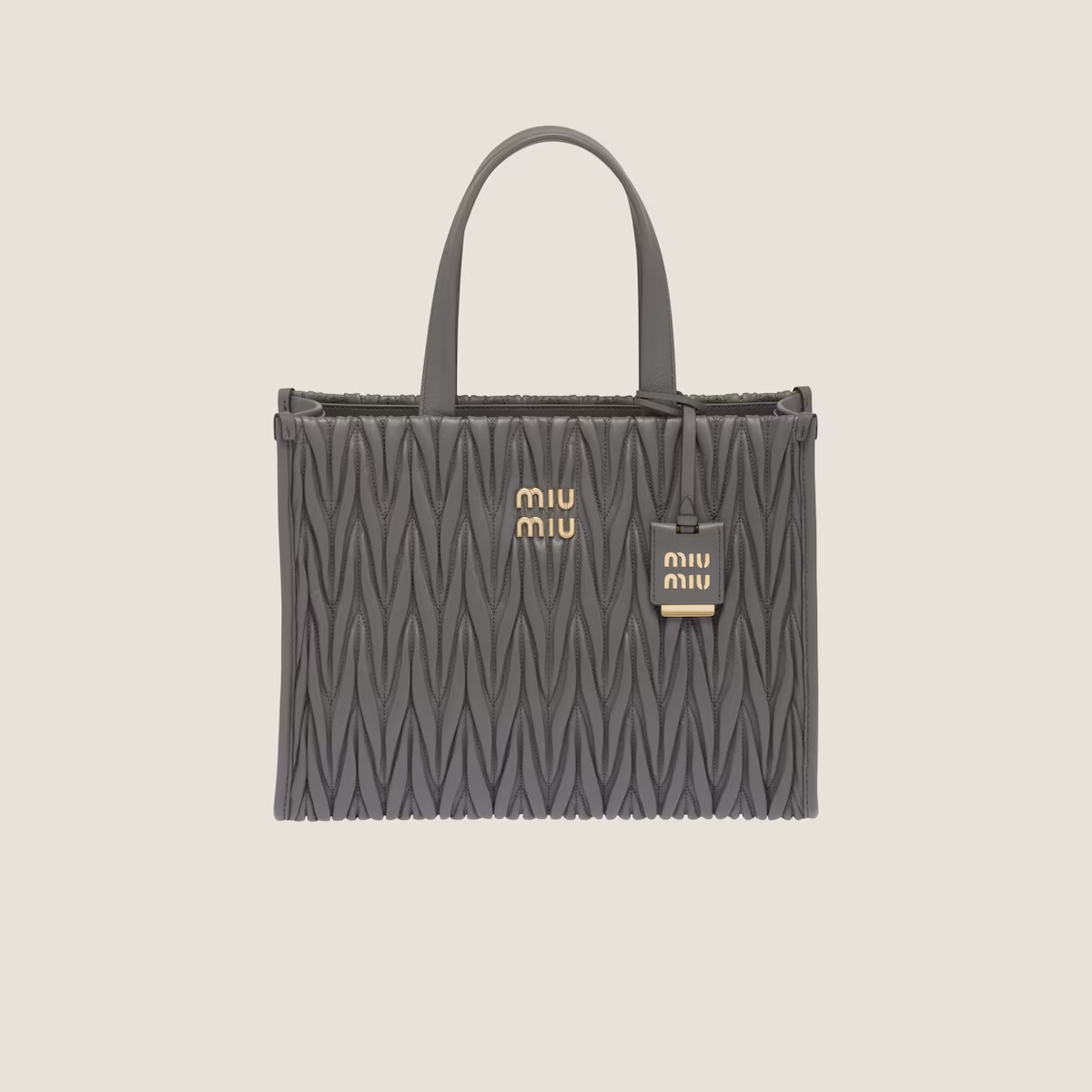 Miu Miu Bolso tote de napa Matelassé