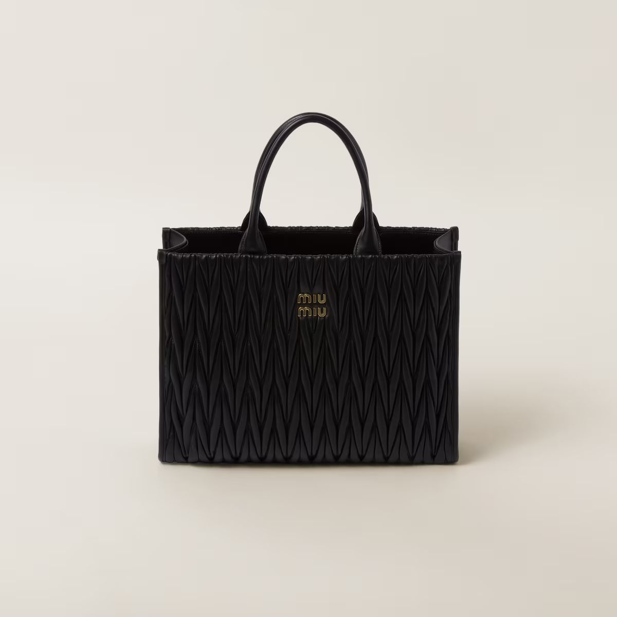 Miu Miu Bolso tote de napa Matelassé
