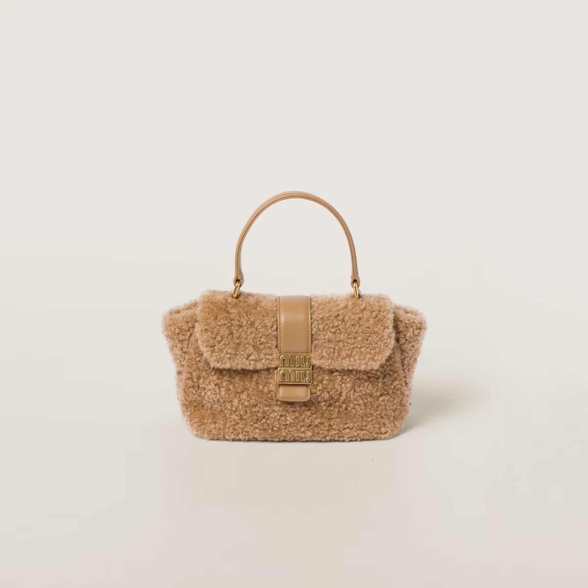 Miu Miu Bolso de mano de piel vuelta