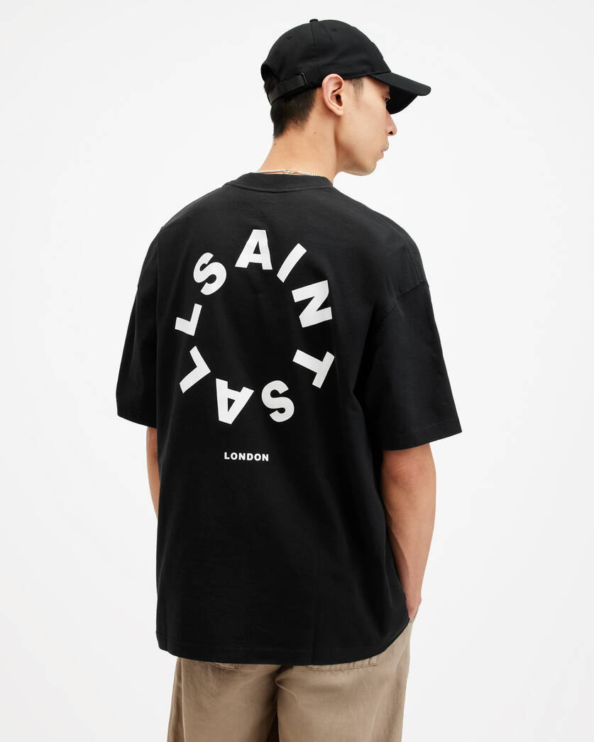 Playera ALLSAINTS Tierra Oversized Crew Neck Logo
