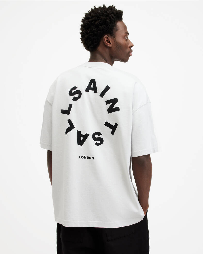 Playera ALLSAINTS Tierra Oversized Crew Neck Logo