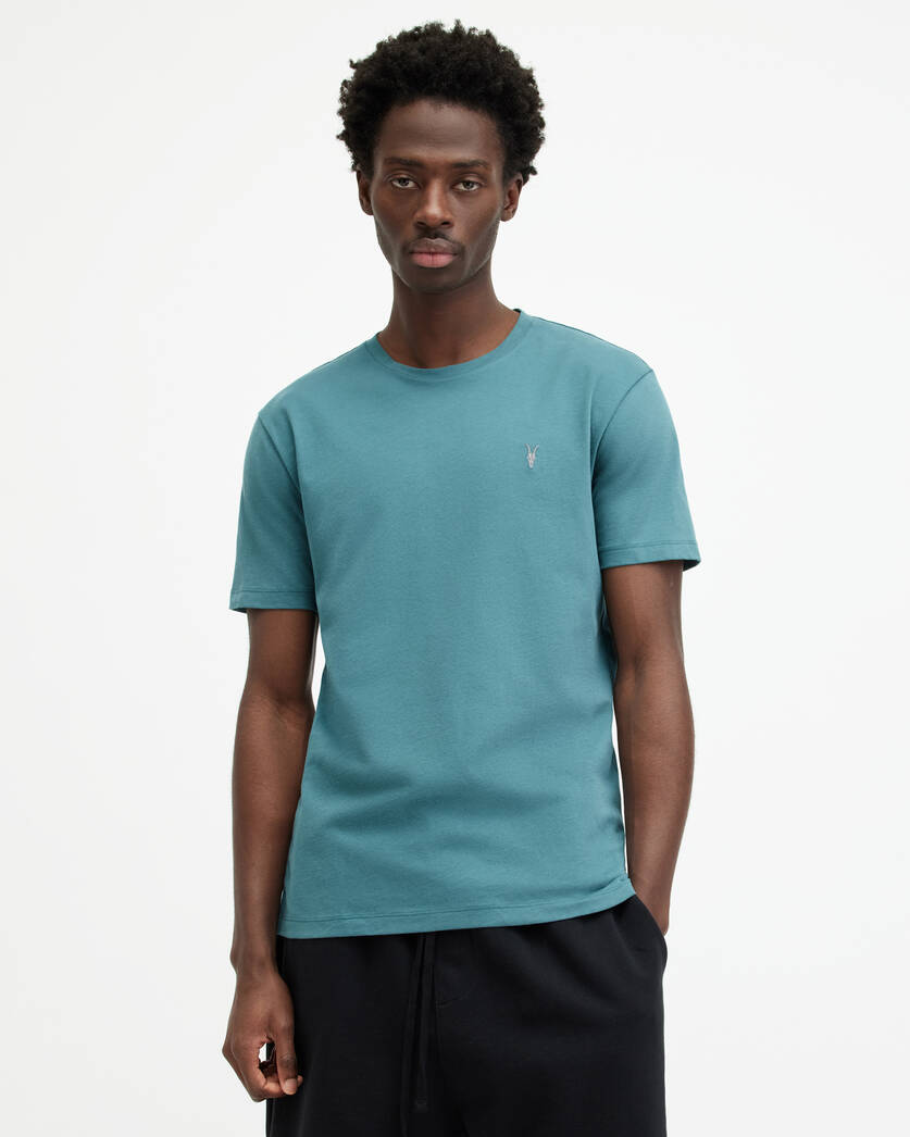 Playera ALLSAINTS Brace Brushed Cotton Crew Neck
