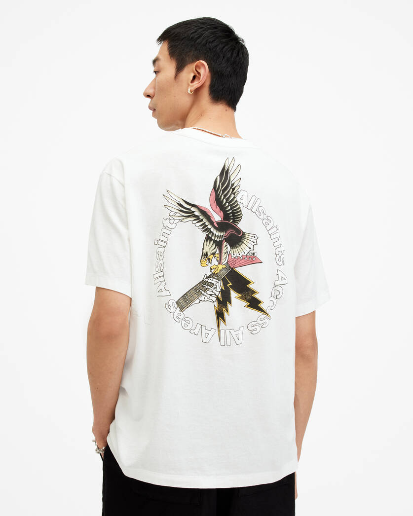Playera ALLSAINTS Fret Relaxed Fit Graphic