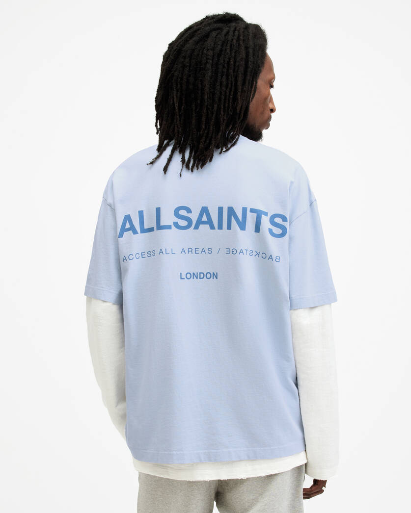 Playera ALLSAINTS Access Oversized Crew Neck