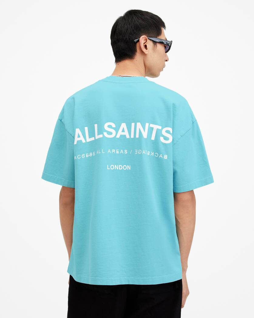 Playera ALLSAINTS Access Oversized Crew Neck