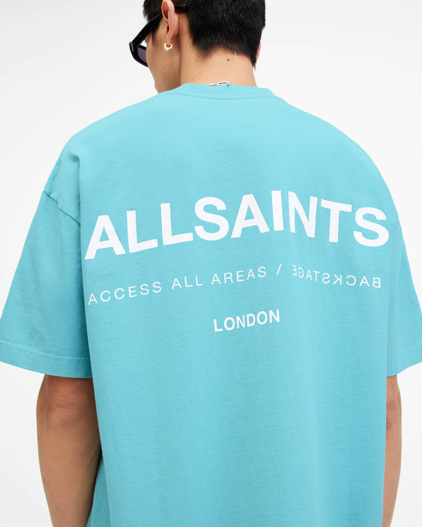 Playera ALLSAINTS Access Oversized Crew Neck