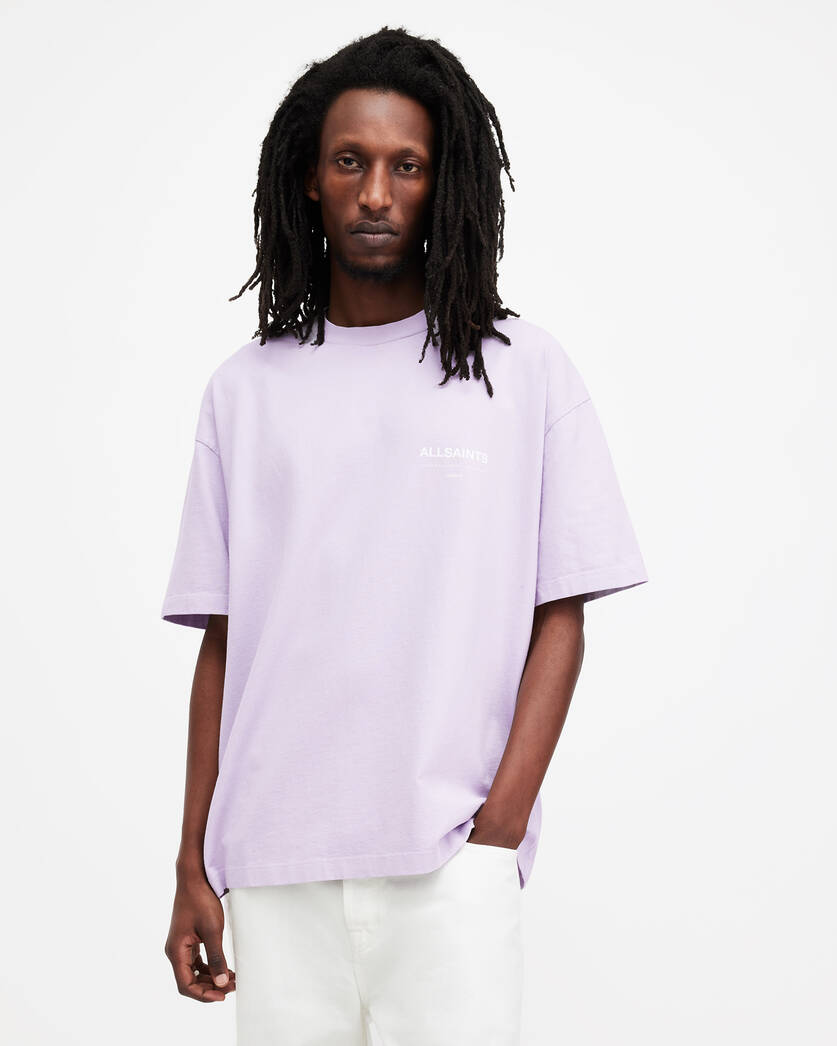 Playera ALLSAINTS Access Oversized Crew Neck