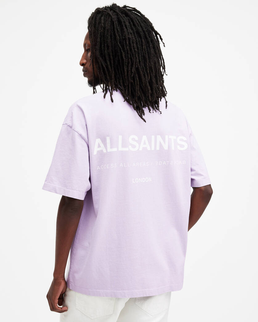 Playera ALLSAINTS Access Oversized Crew Neck