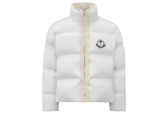 Chaqueta Moncler Maya 70 by Palm Angels Blanco Brillante