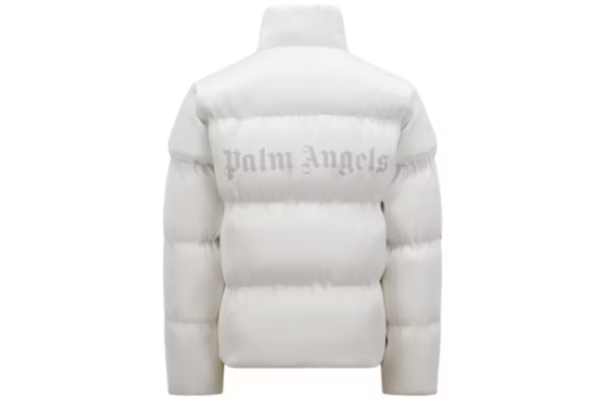 Chaqueta Moncler Maya 70 by Palm Angels Blanco Brillante