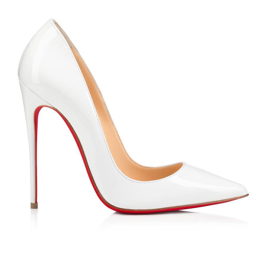 So Kate 120 mm Pumps - Patent calf leather - Bianco - Women