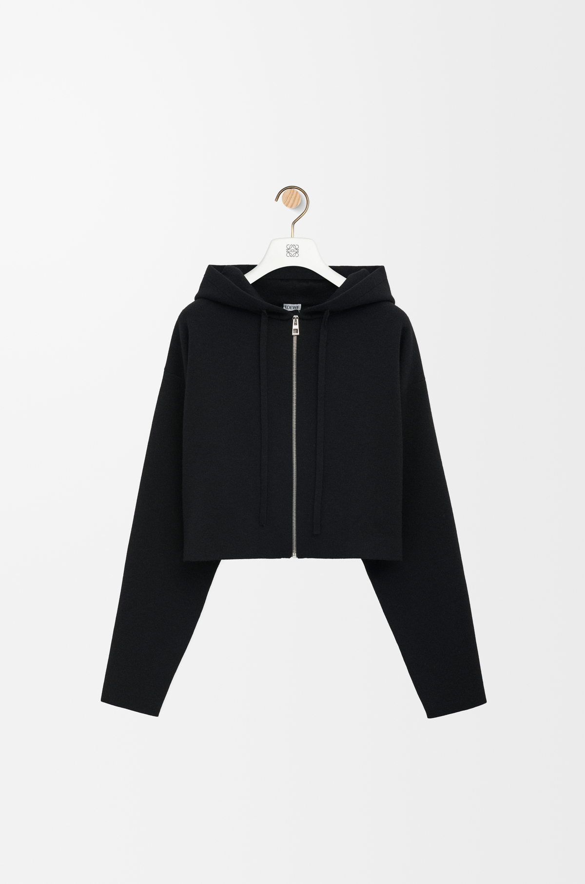 LOEWE Anagram zip-up hoodie in wool