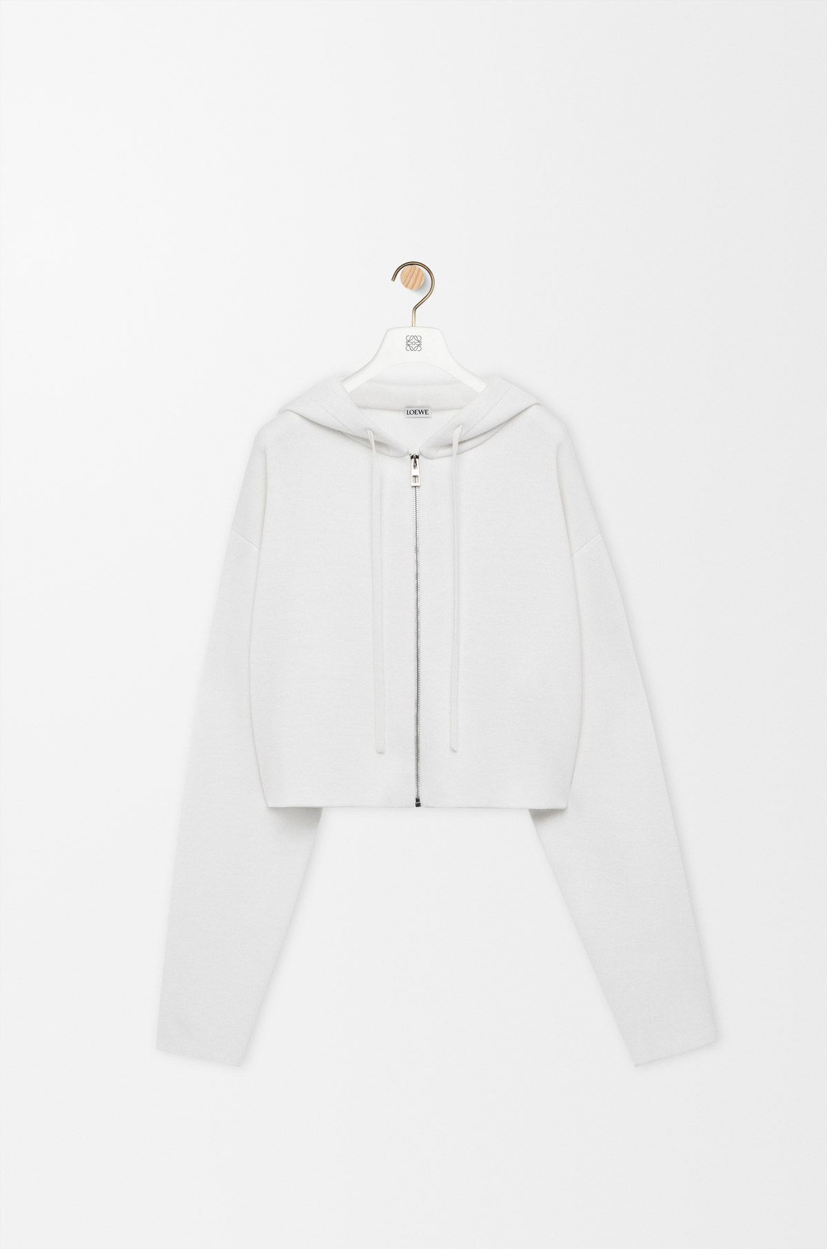 LOEWE Anagram zip-up hoodie in wool