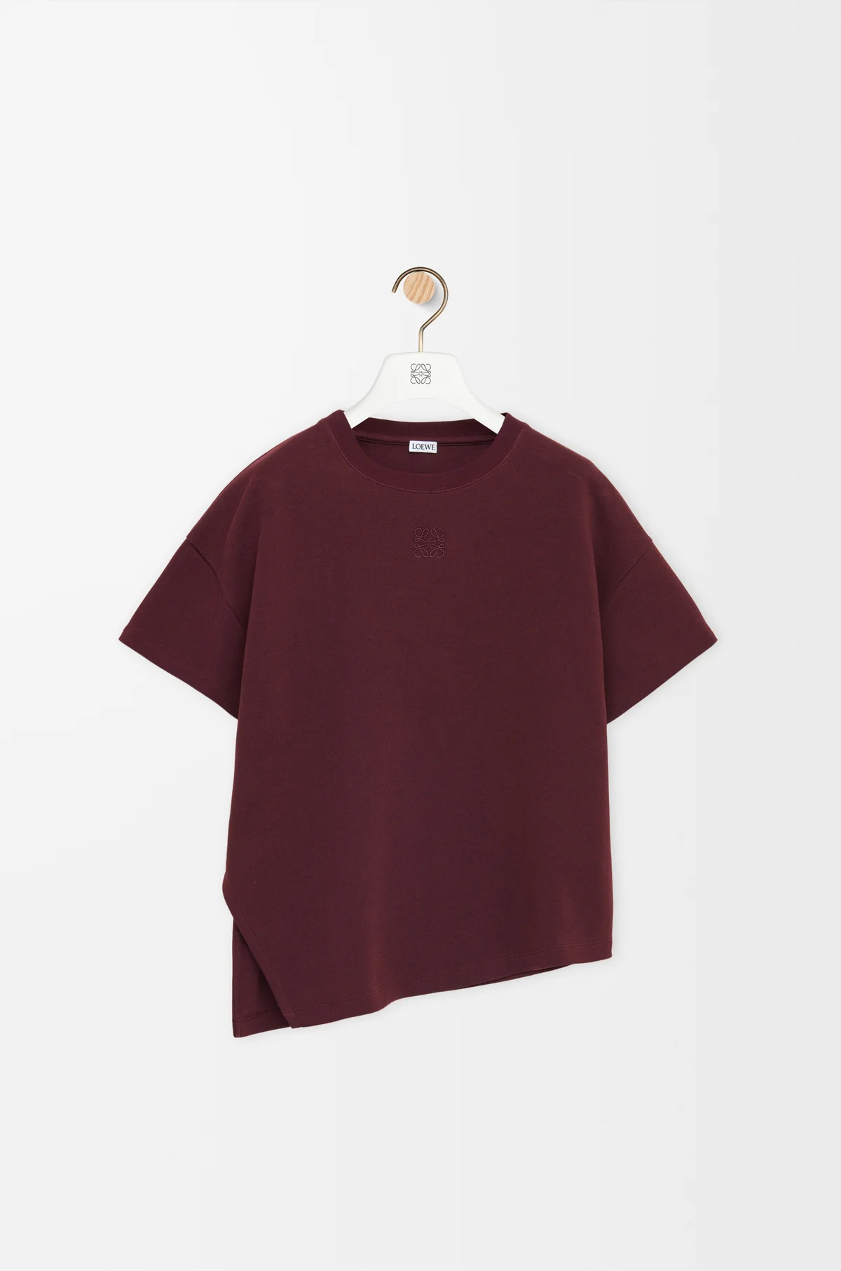 LOEWE Asymmetric t-shirt in cotton blend