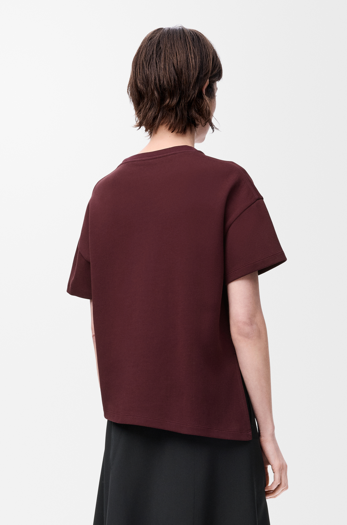 LOEWE Asymmetric t-shirt in cotton blend