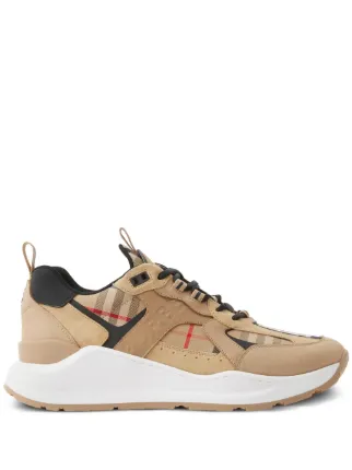 Burberry tenis bajos con motivo Vintage Check