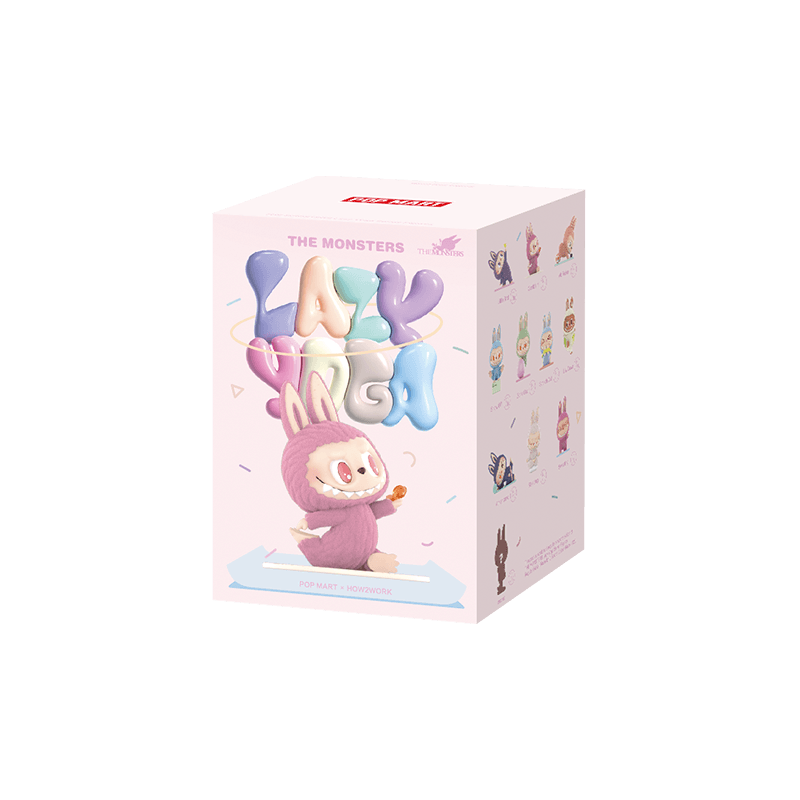 Labubu The Monsters Lazy Yoga Series Figures Sealed Case