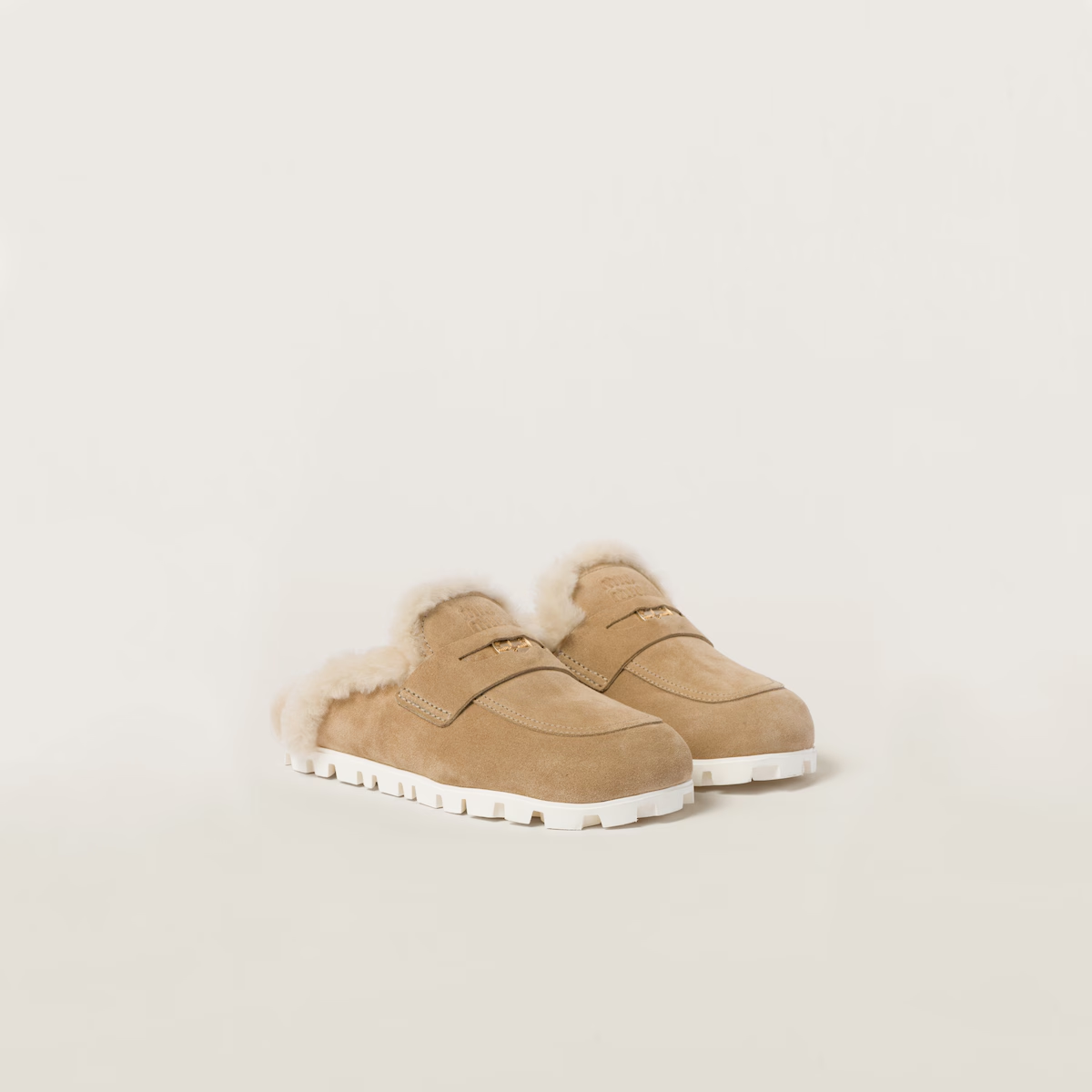 Miu Miu Suede mules