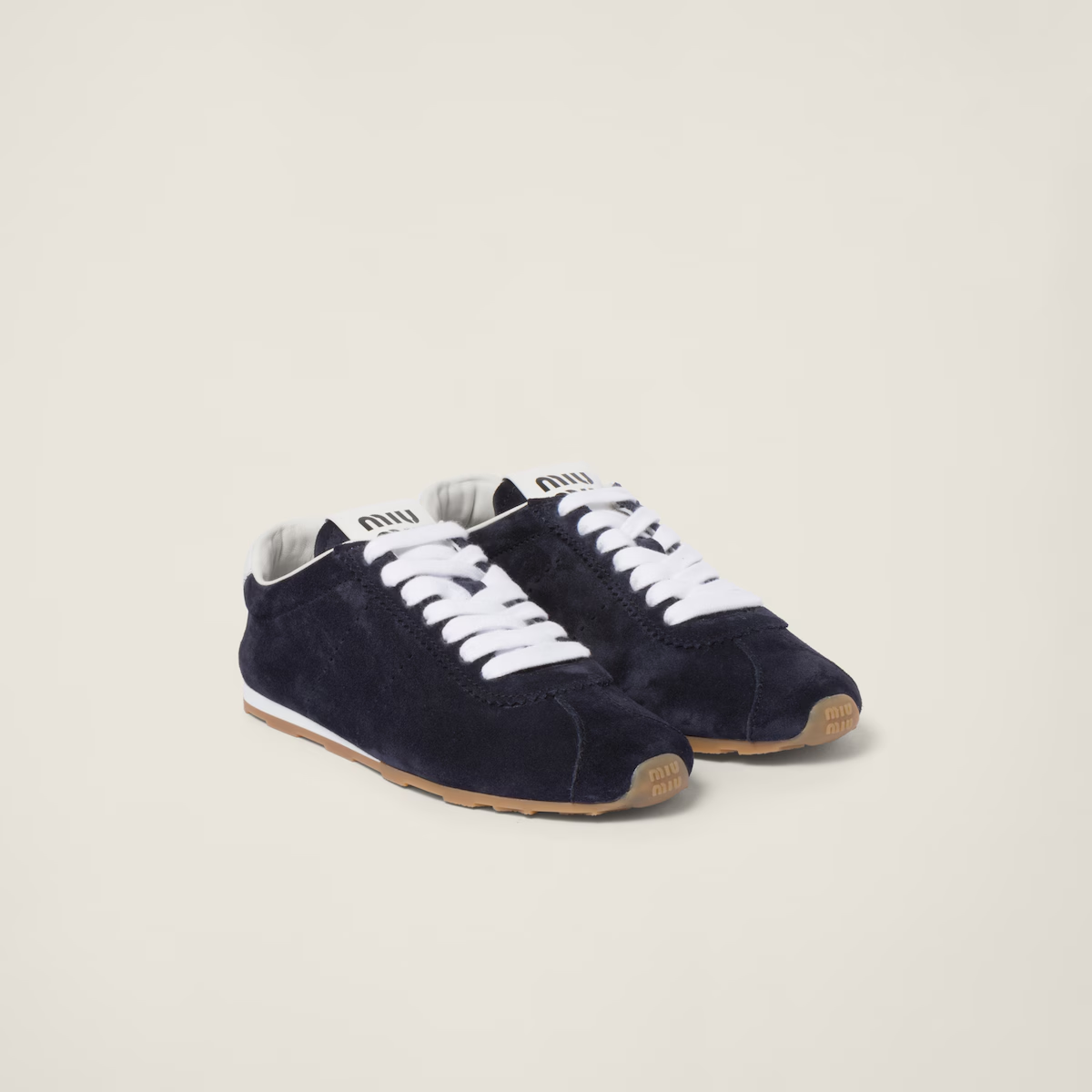 Miu Miu Plume suede sneakers