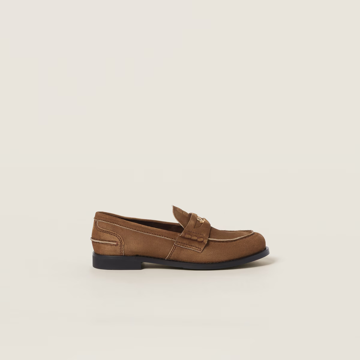Miu Miu Faded suede loafers