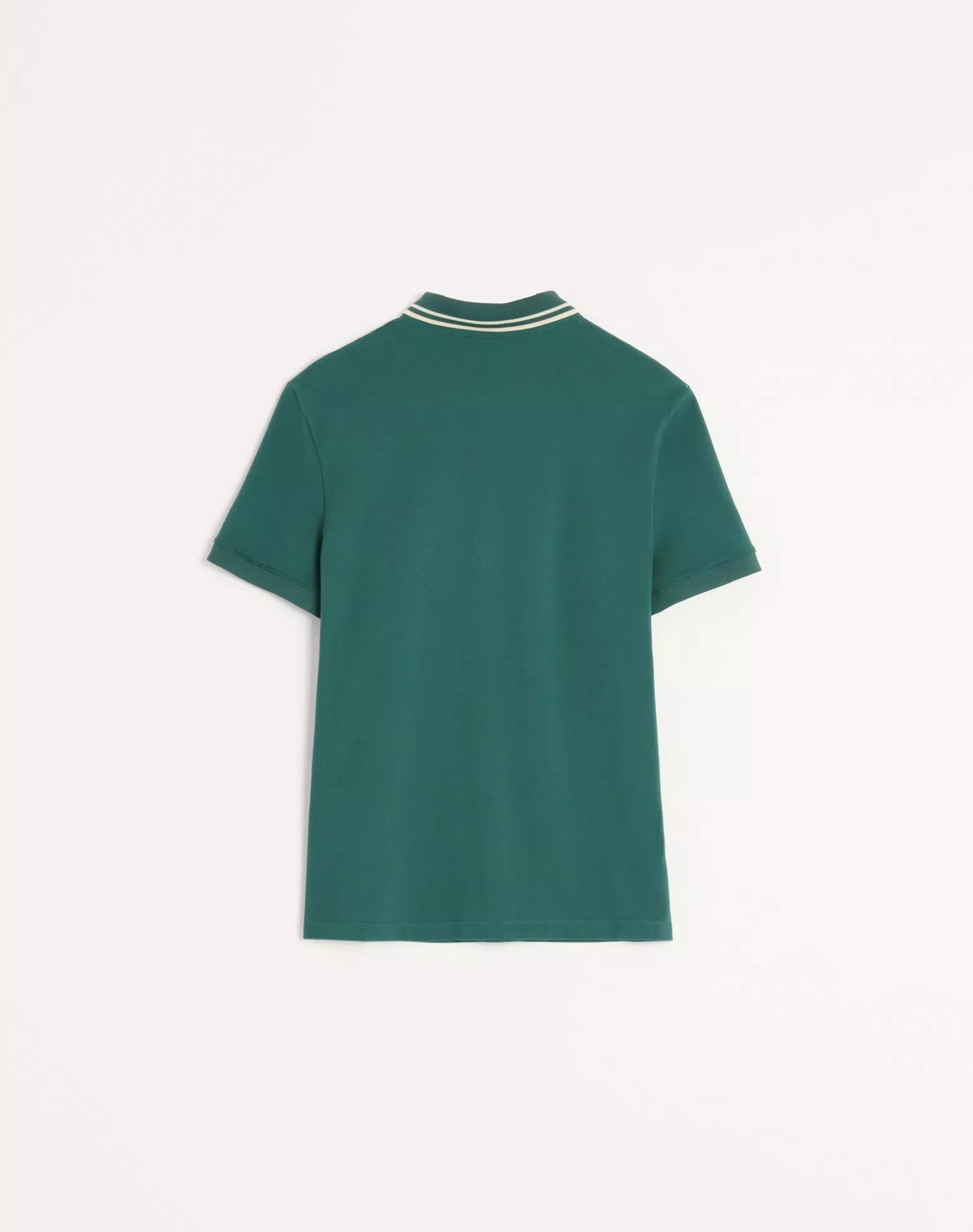 Cotton Piqué Polo Shirt With VLogo Patch