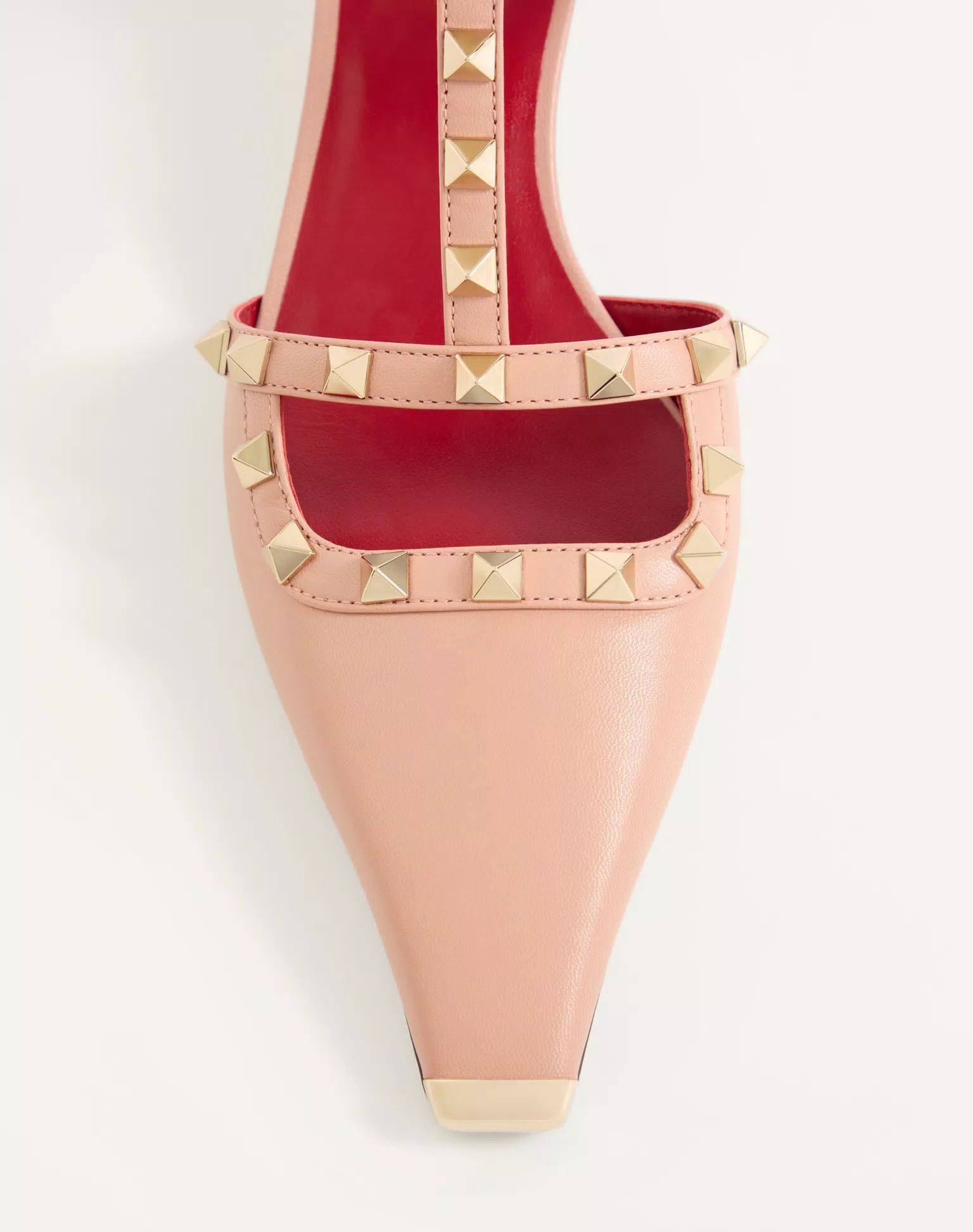 Valentino Rockstud Court Shoes In Kid Leather 40Mm