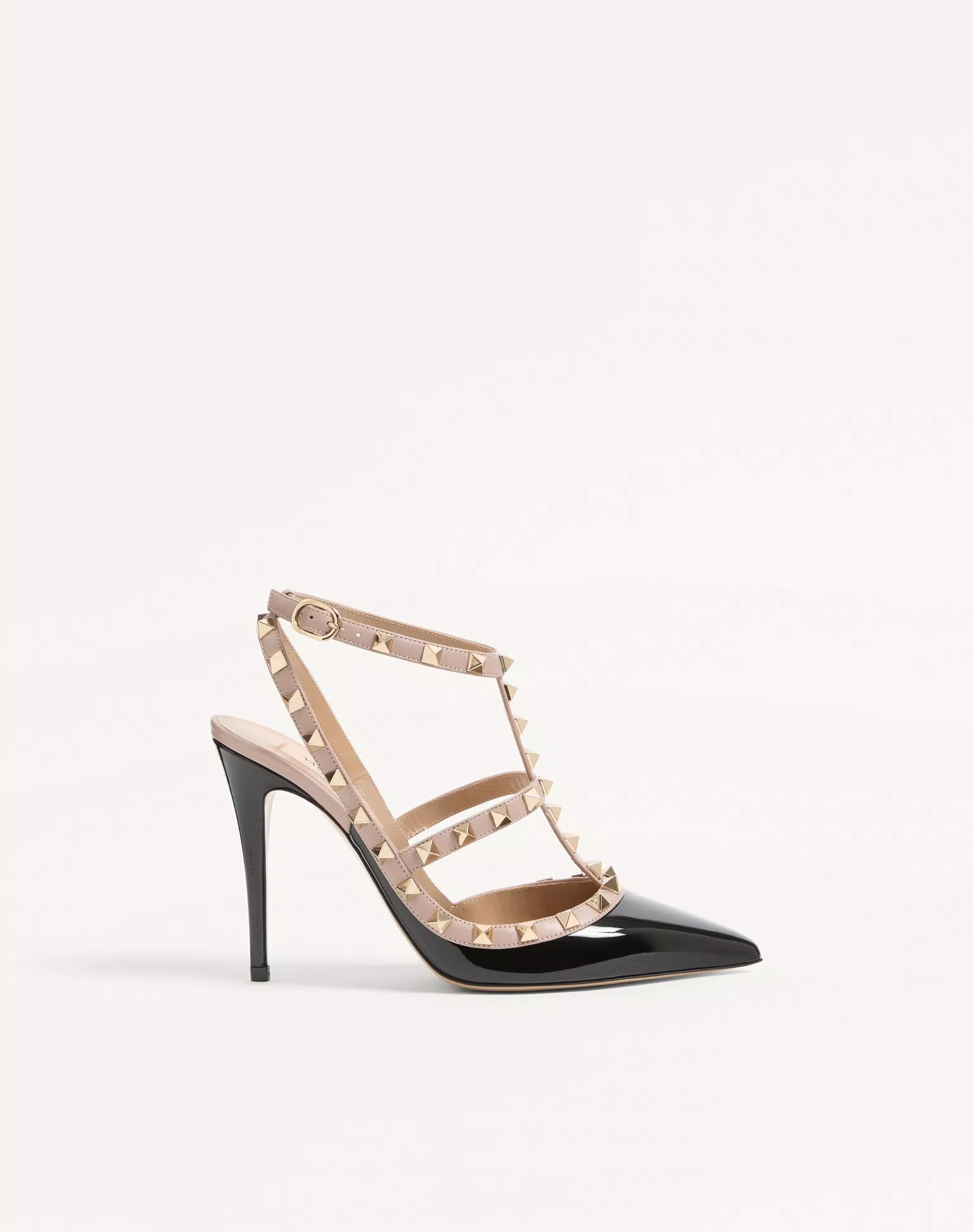 Valentino Patent Rockstud Caged Pump 100Mm