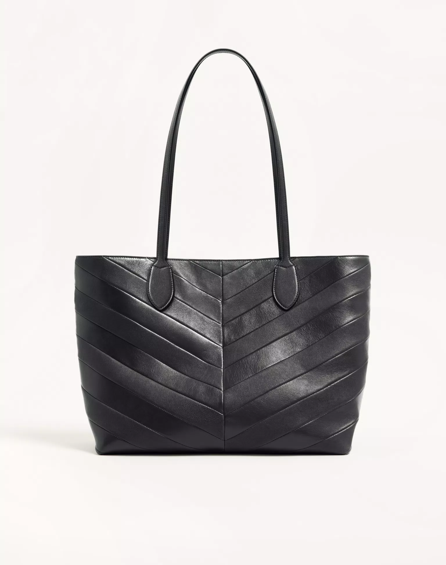 Valentino Garavani Jean Medium Shopping Bag in Nappa with Chevron Motif