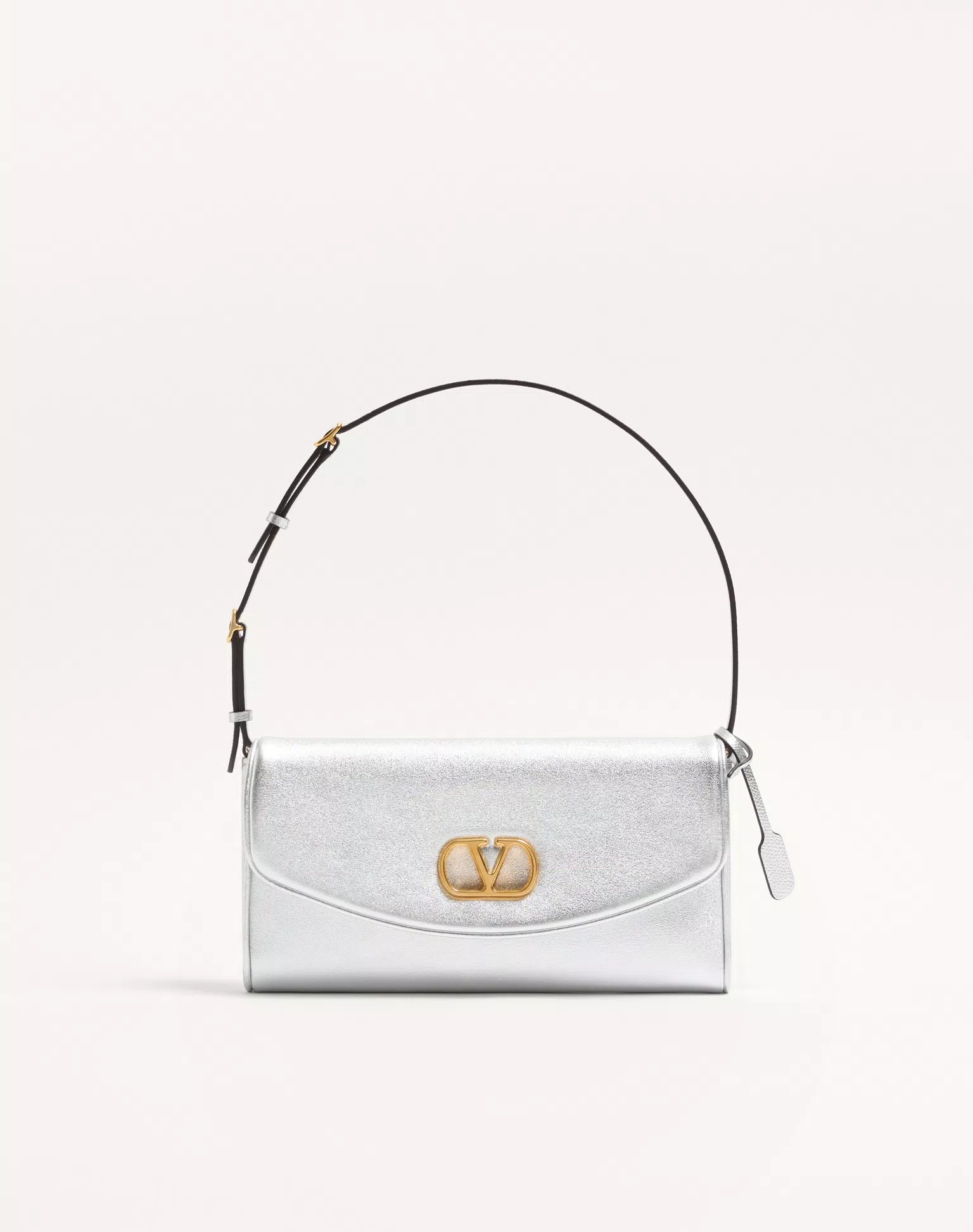 Valentino Garavani Devain Small Shoulder Bag In Laminated Nappa Leather