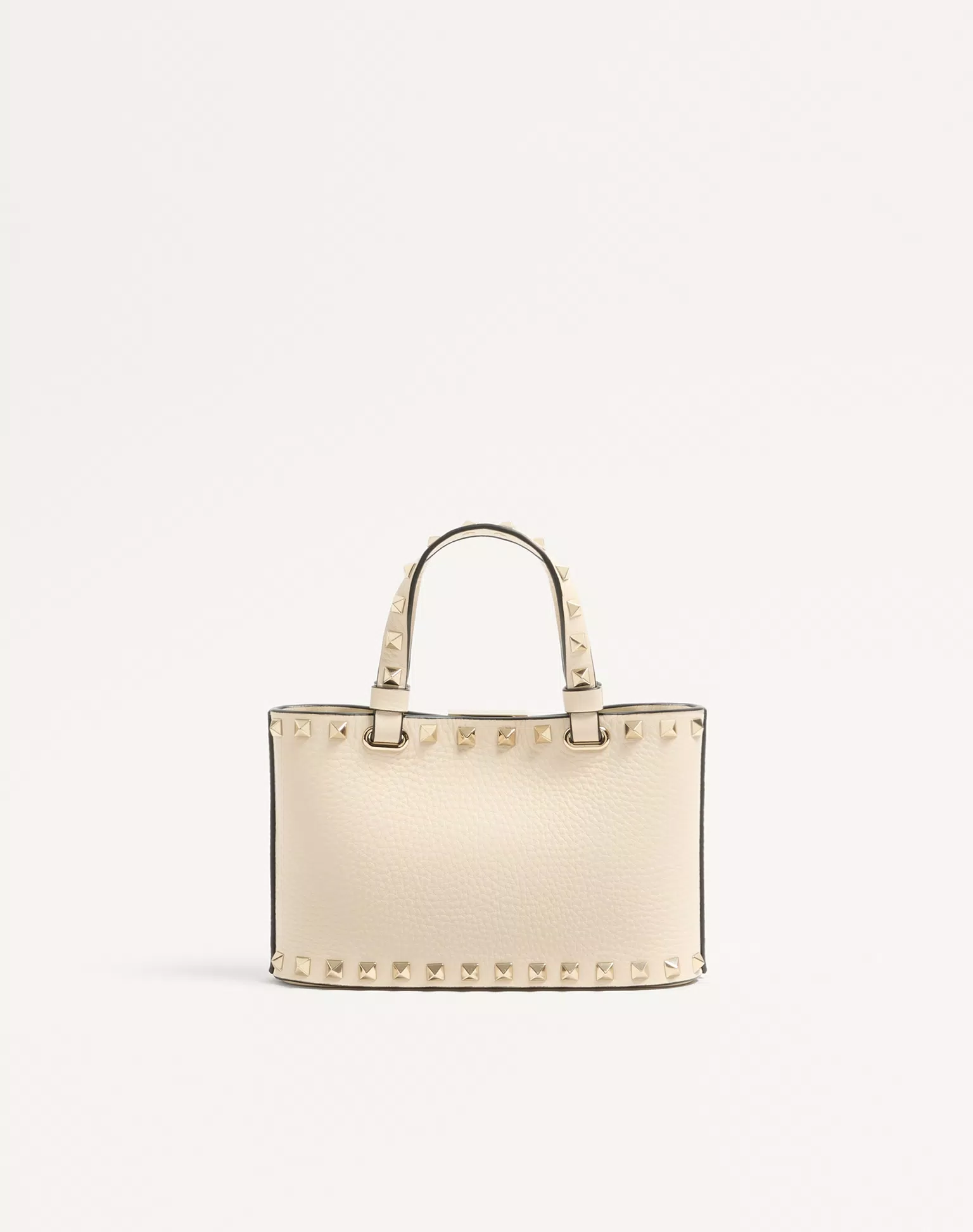 Valentino Rockstud Mini Shopping Bag In Grainy Calfskin