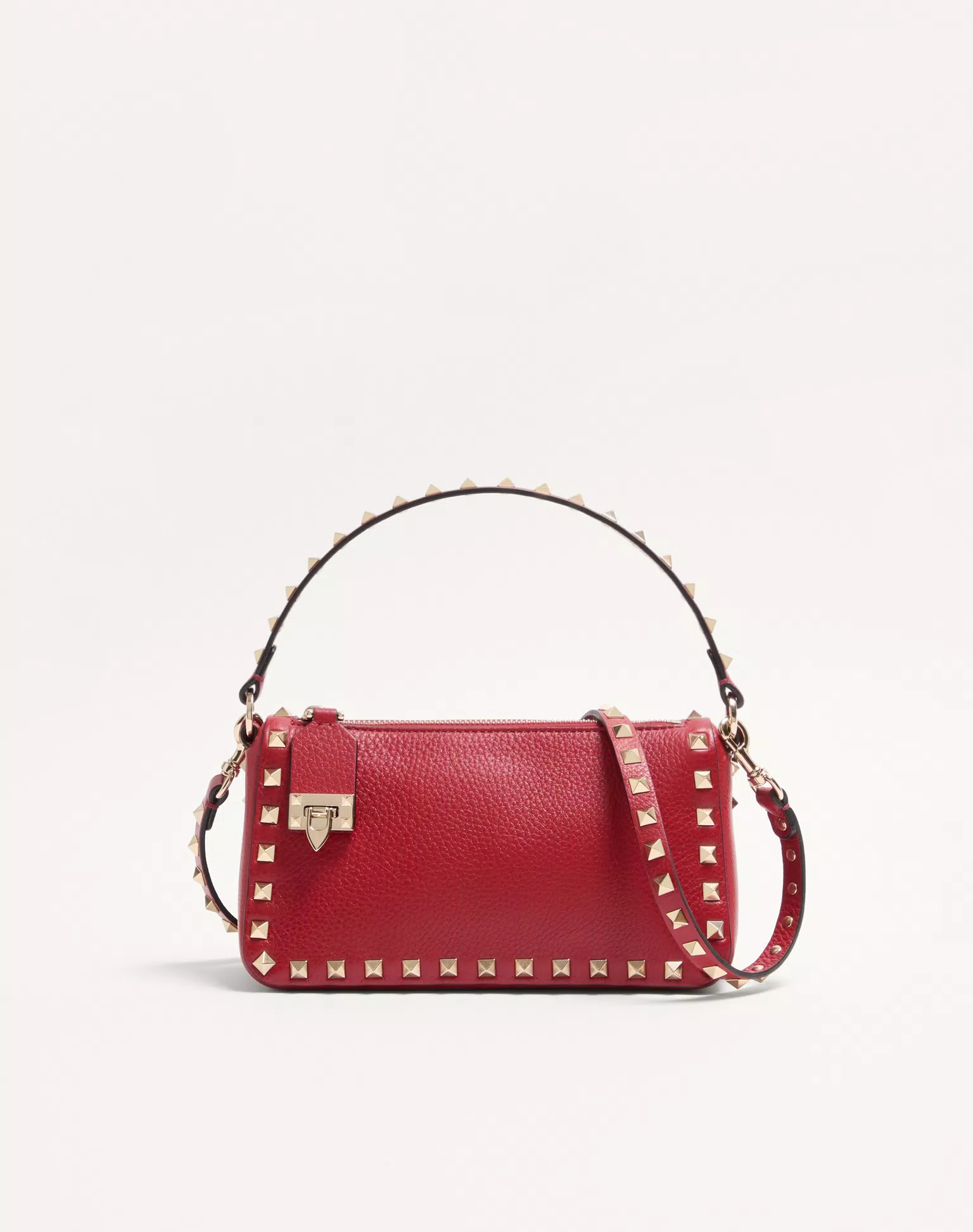 Valentino Small Rockstud Grainy Calfskin Crossbody Bag
