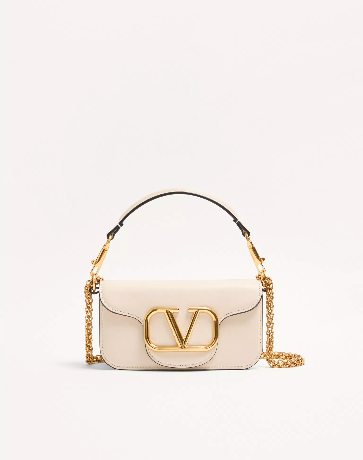 Valentino Garavani Locò Small Shoulder Bag In Calfskin