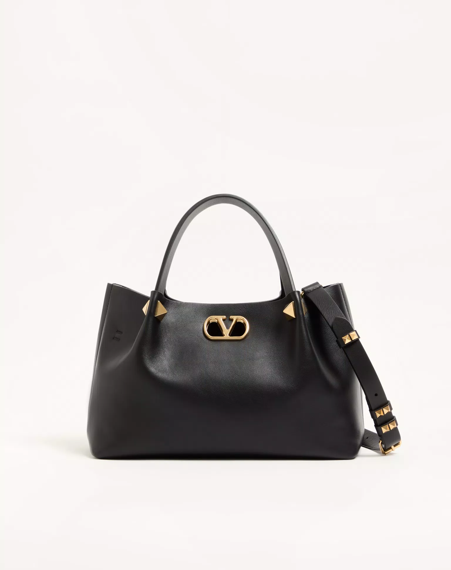 Valentino Garavani Small Soft Leather Shopping Bag