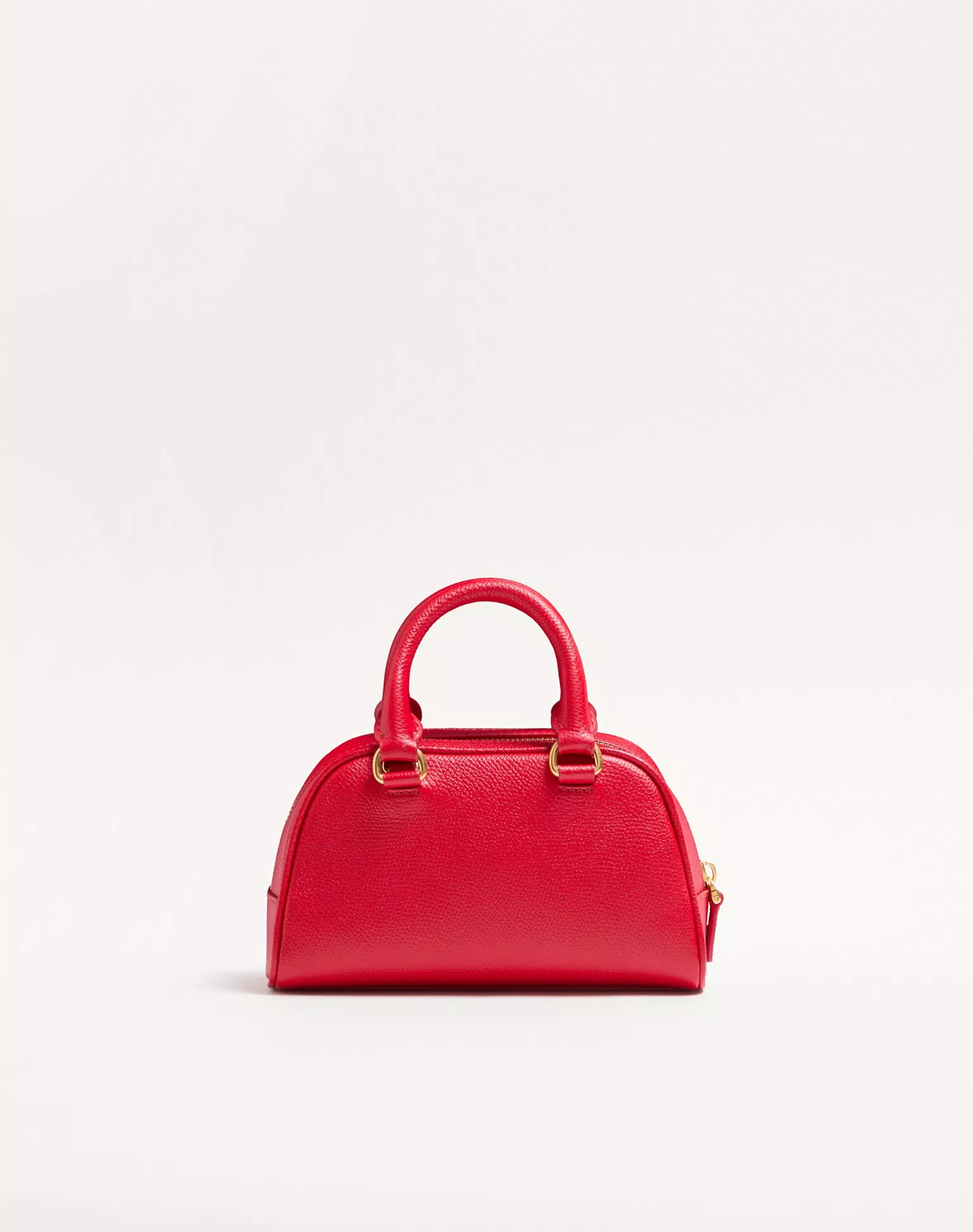 Valentino Mini VLogo Signature Bowling Bag In Grainy Calfskin