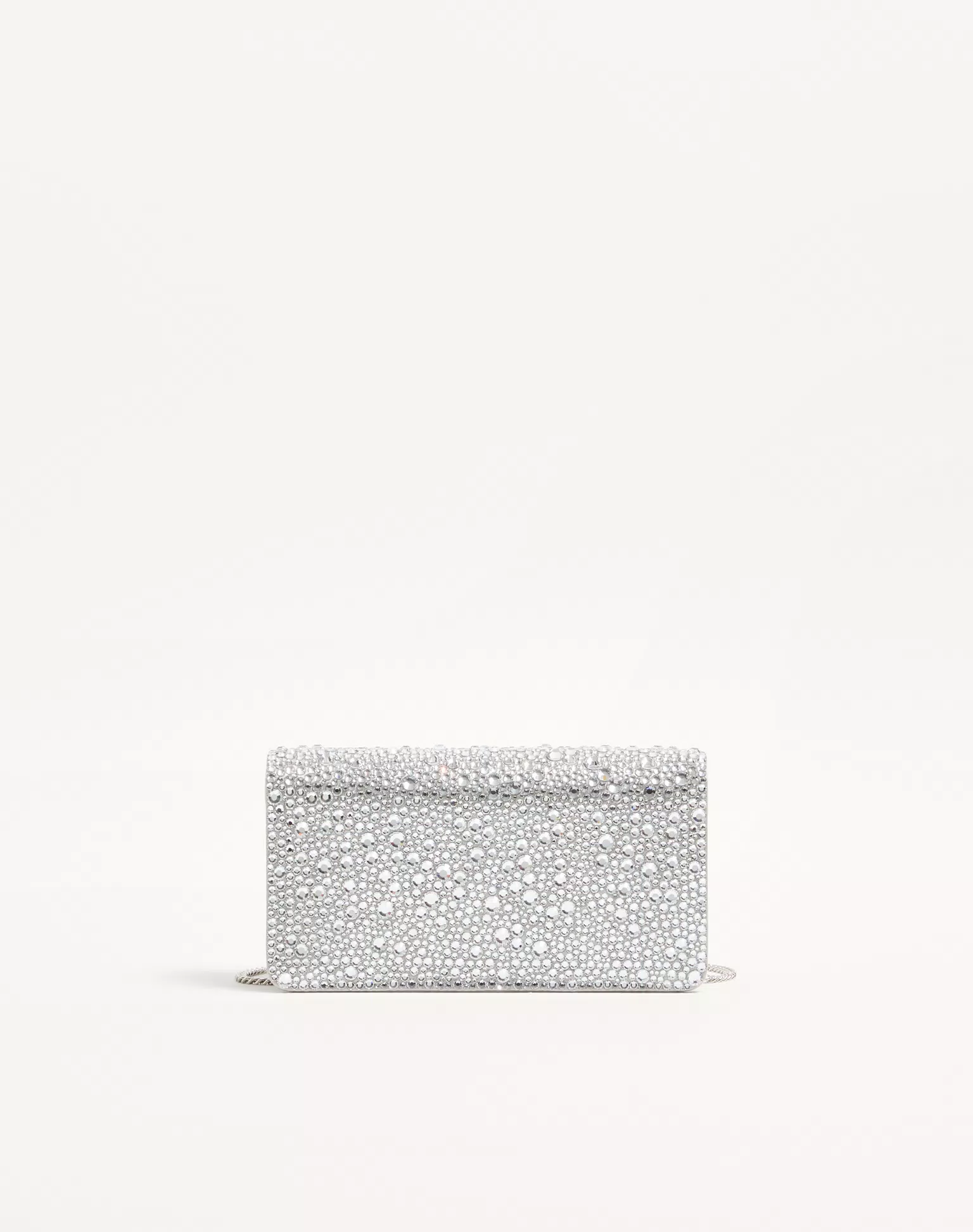 Valentino VLogo Signature Mini Shoulder Bag with Sparkling Embroidery