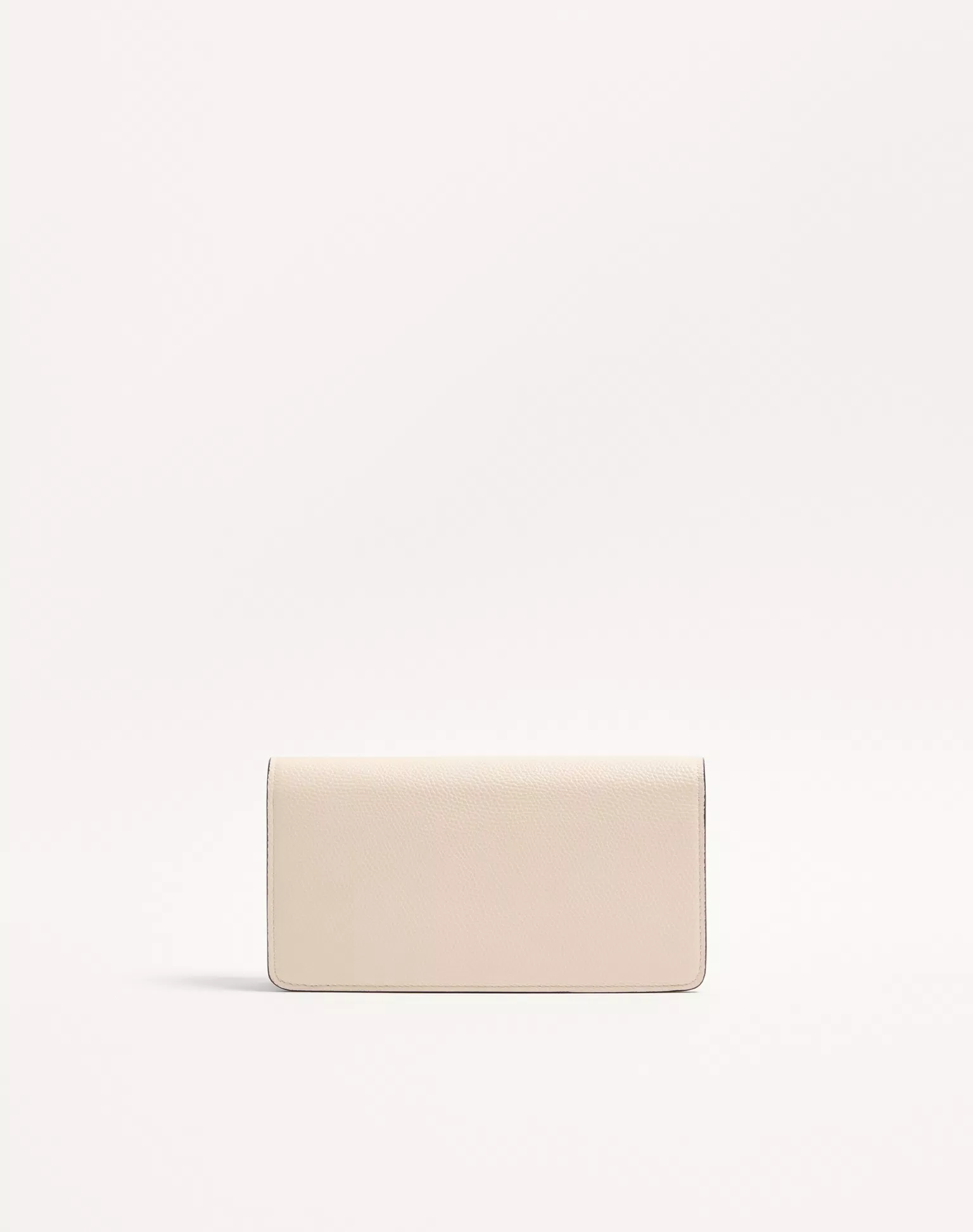 Valentino VLogo Signature Grainy Calfskin Wallet With Chain