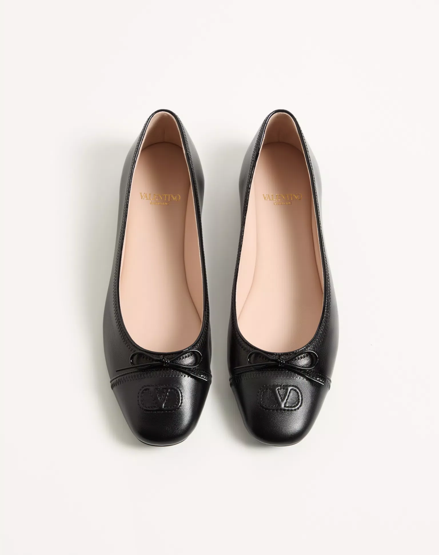 Valentino VLogo Signature Ballerina In Nappa 05Mm