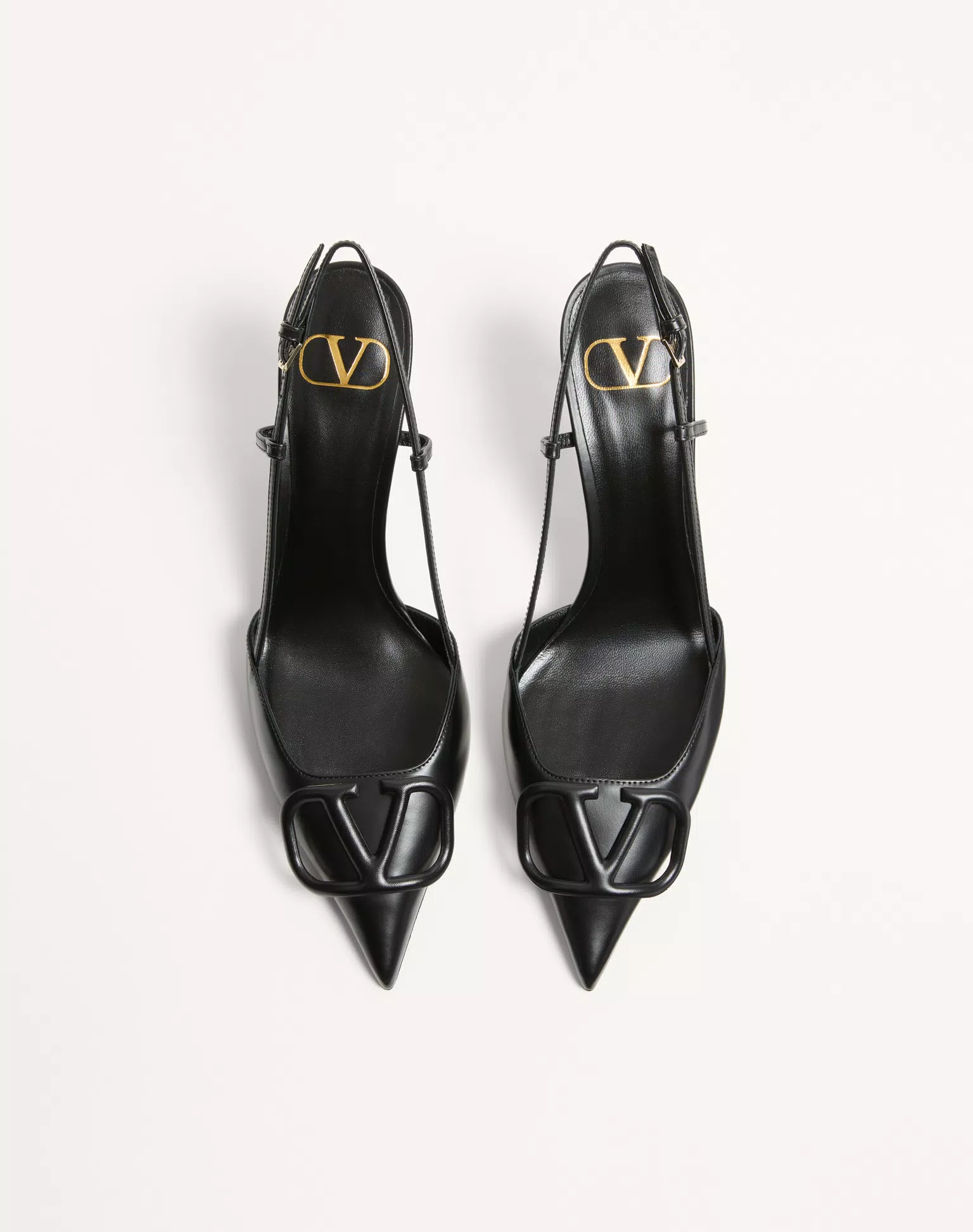 Valentino VLogo Signature Calfskin Slingback Pump 80 Mm