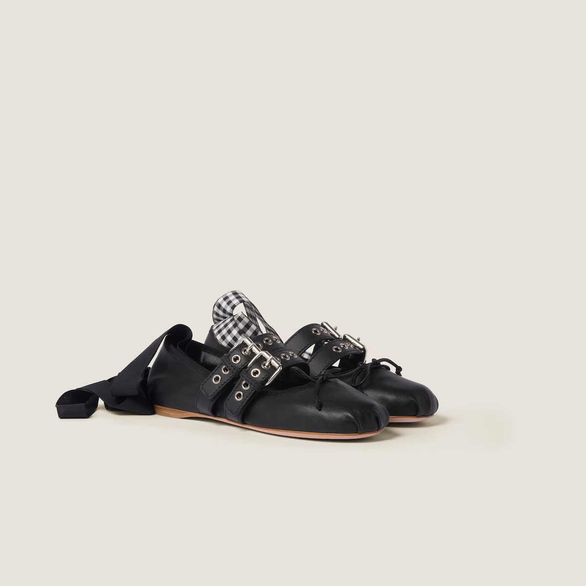 Miu Miu Bailarinas de napa
